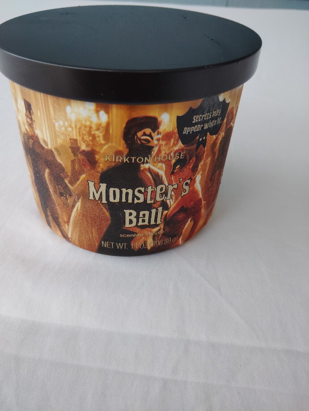 Aldi Kirkton House Monster's Ball Scented Candle — Changes Image As It Burns